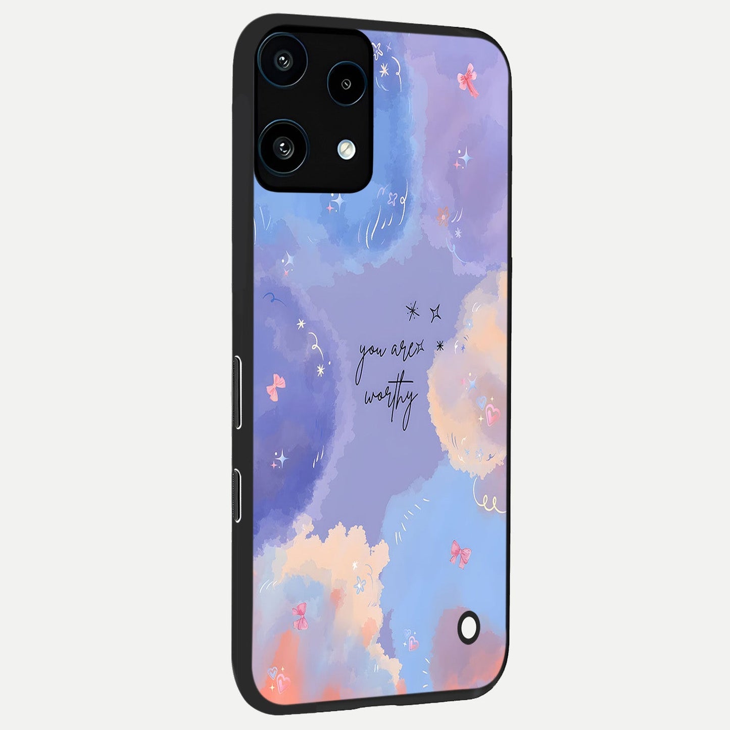  Celestial Cloud Magic back cover For Nothing Phone 3A Lite slim fit glass case with vibrant aesthetic design