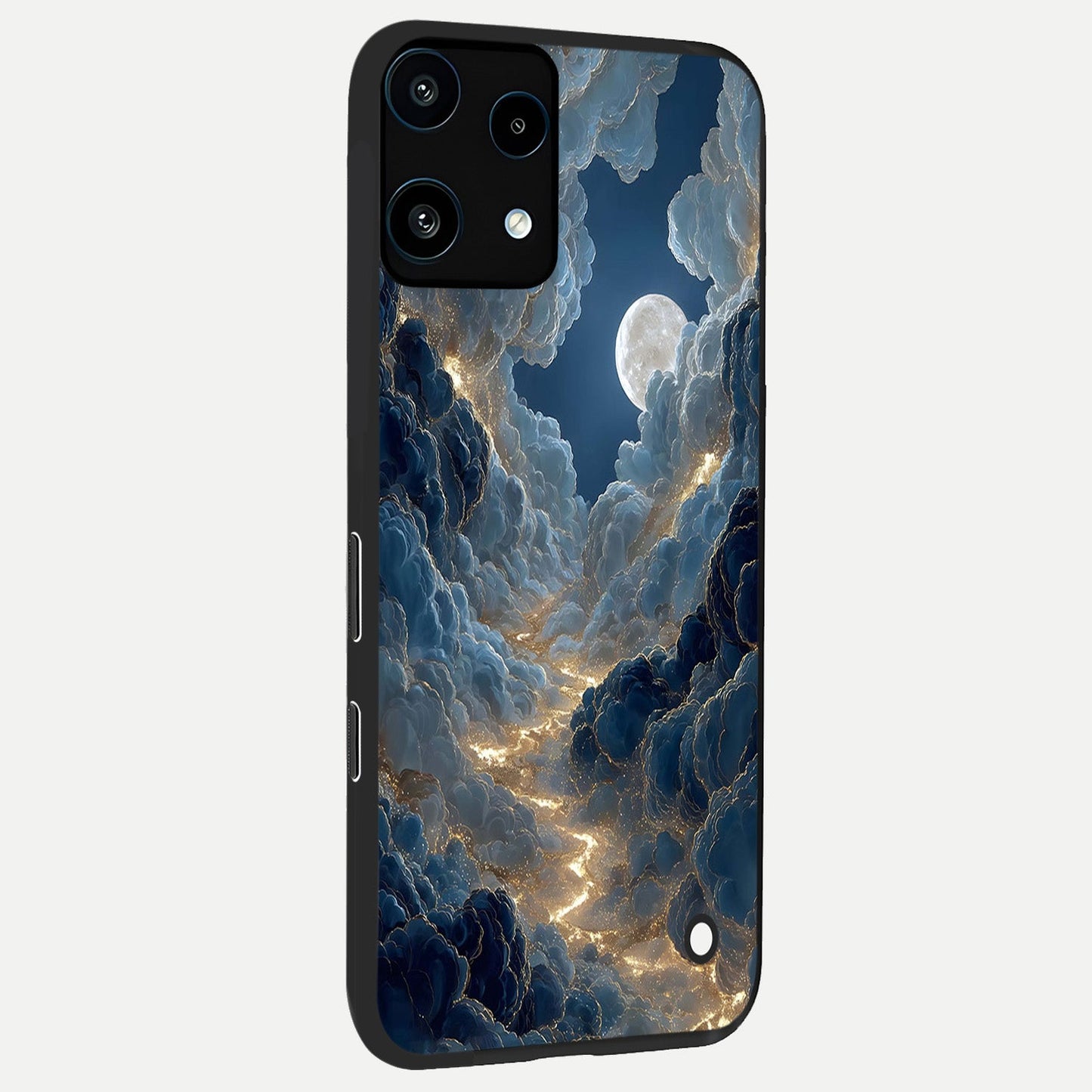  Celestial Cloud Road back cover For Nothing Phone 3A Lite slim fit glass case with vibrant aesthetic design