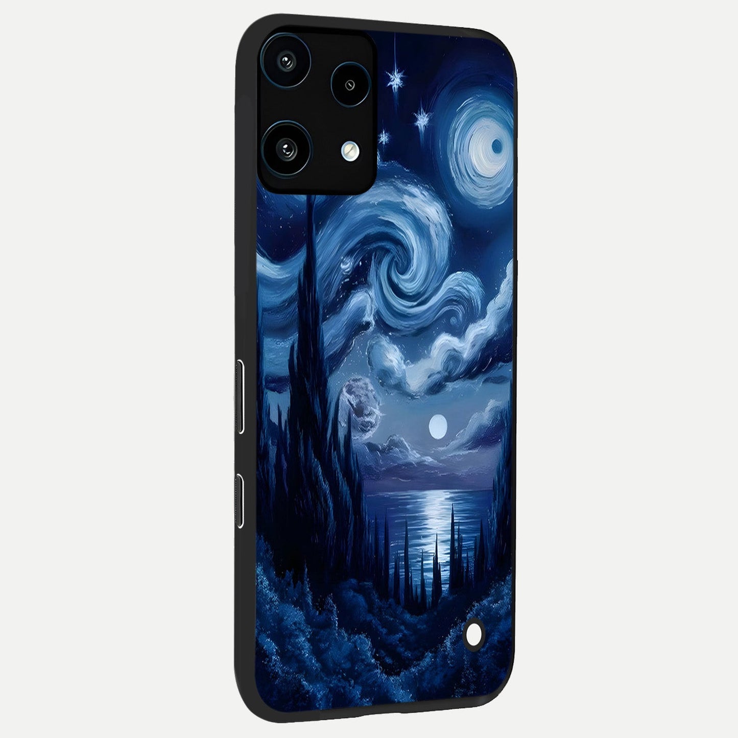  Celestial Dream Van Gogh back cover For Nothing Phone 3A Lite slim fit glass case with vibrant aesthetic design