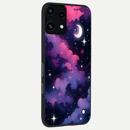  Celestial Moon Magic back cover For Nothing Phone 3A Lite slim fit glass case with vibrant aesthetic design