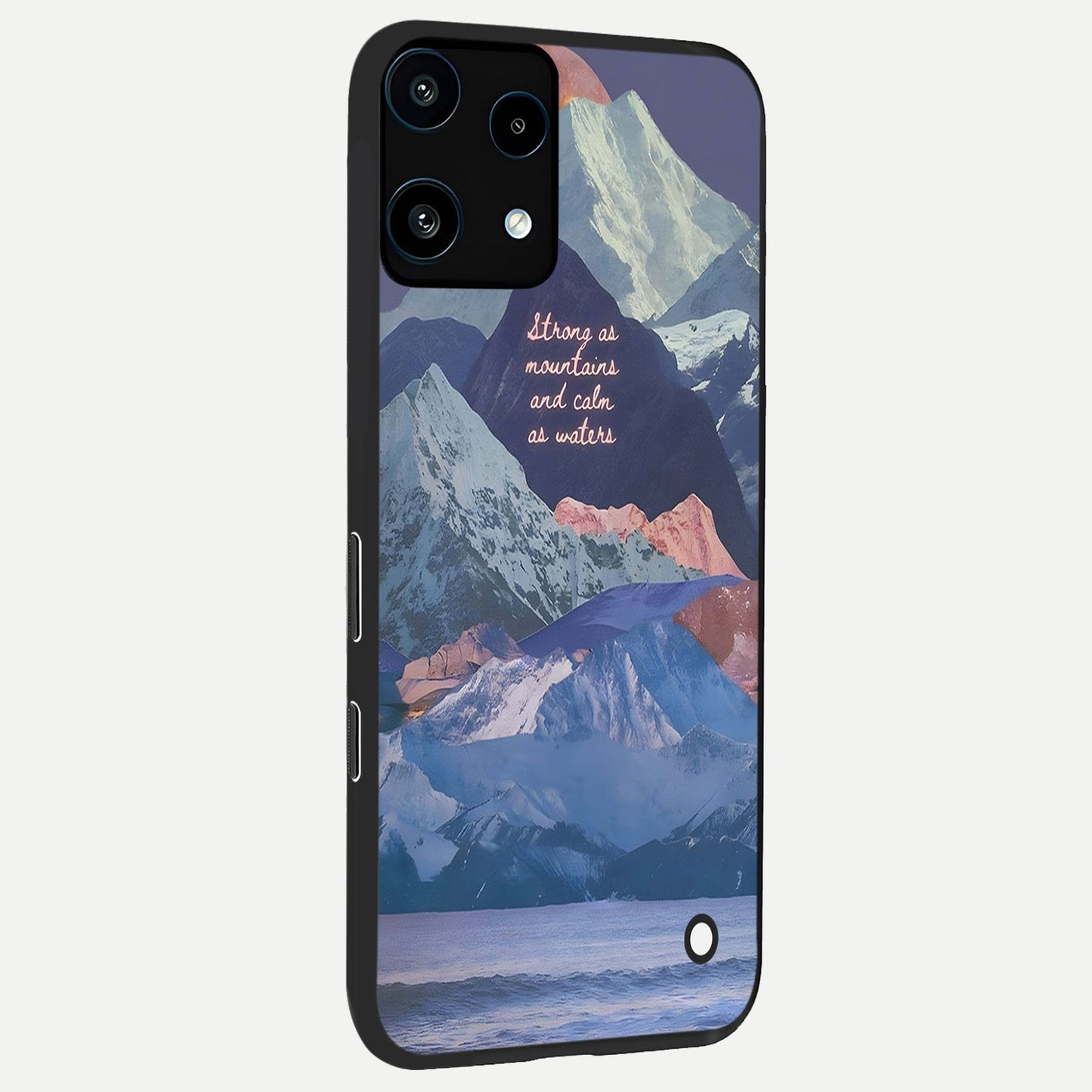  Celestial Mountain Calm back cover For Nothing Phone 3A Lite slim fit glass case with vibrant aesthetic design