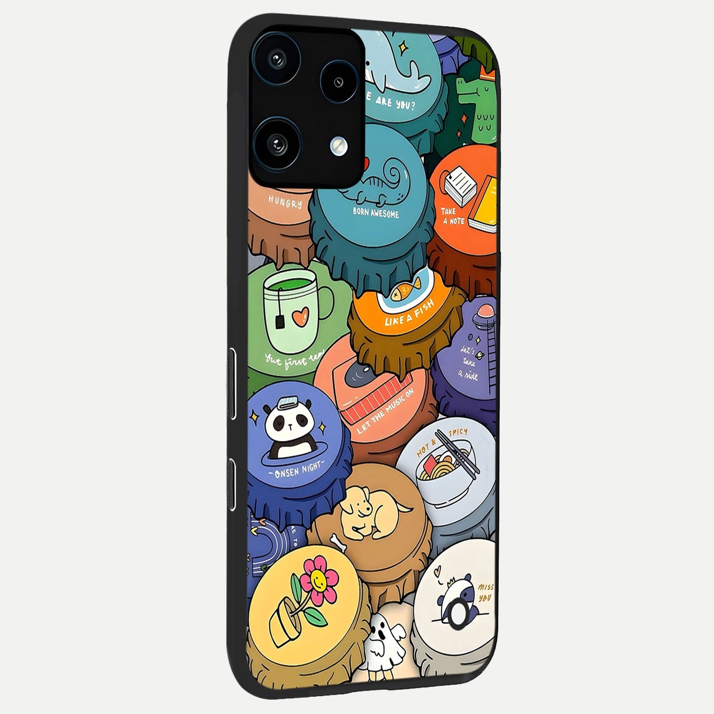  Coins Patterns back cover For Nothing Phone 3A Lite slim fit glass case with vibrant aesthetic design