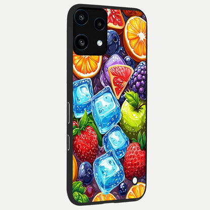  Colorful Fruits with Ice back cover For Nothing Phone 3A Lite slim fit glass case with vibrant aesthetic design