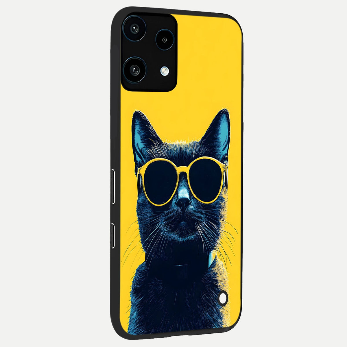  Cool Cat Vibes back cover For Nothing Phone 3A Lite slim fit glass case with vibrant aesthetic design