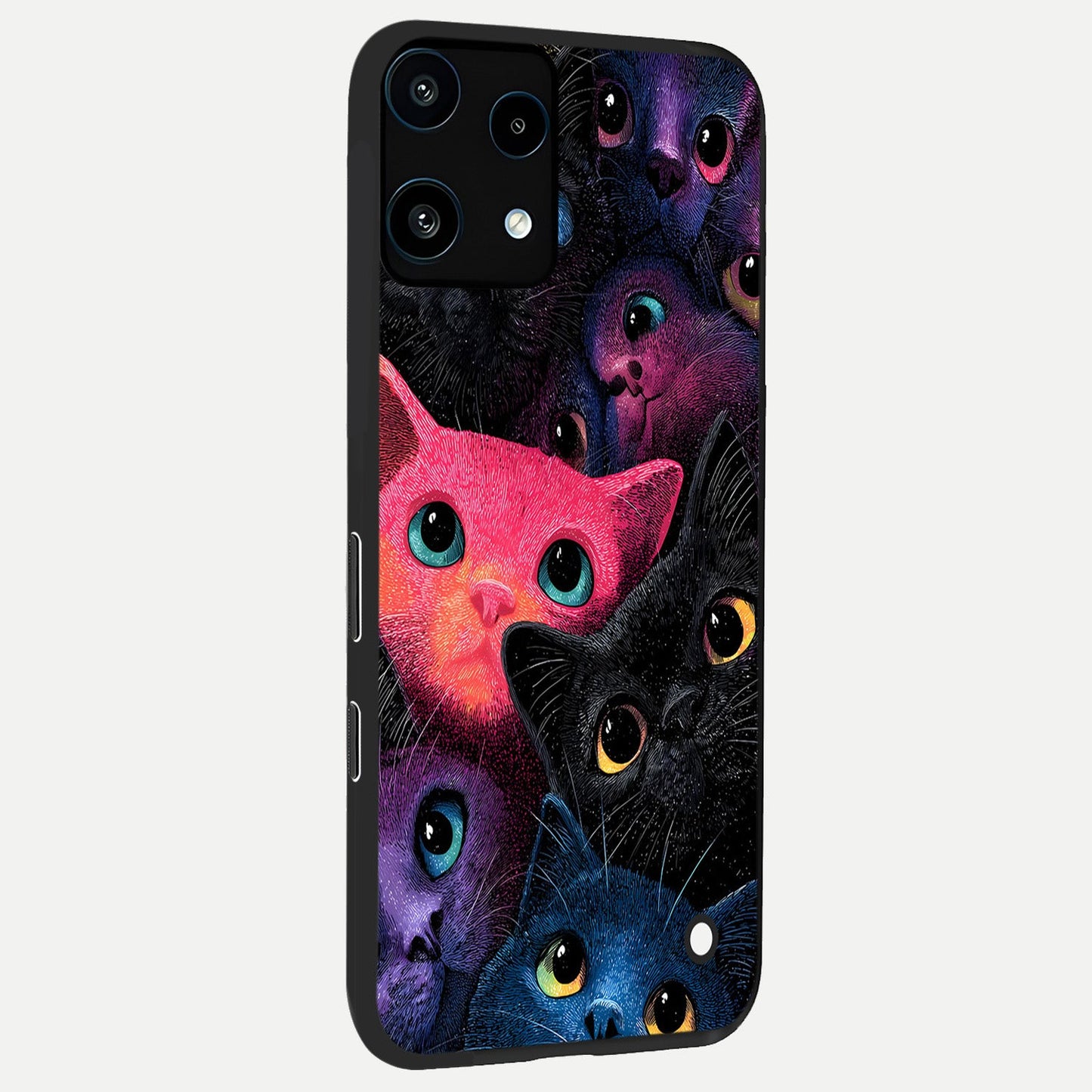  Cosmic Cats Dreams back cover For Nothing Phone 3A Lite slim fit glass case with vibrant aesthetic design