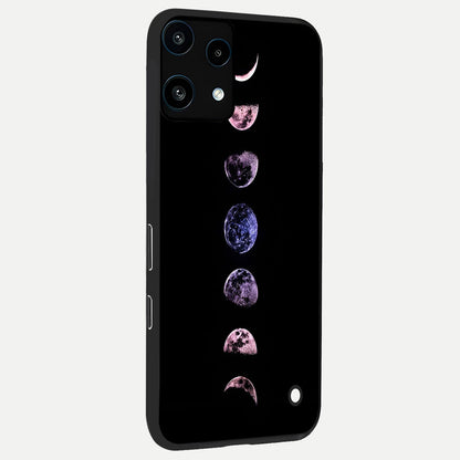  Crimson All Planets back cover For Nothing Phone 3A Lite slim fit glass case with vibrant aesthetic design