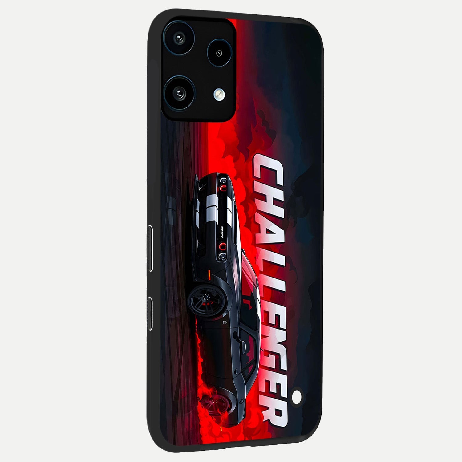  Crimson Challenger Fury back cover For Nothing Phone 3A Lite slim fit glass case with vibrant aesthetic design