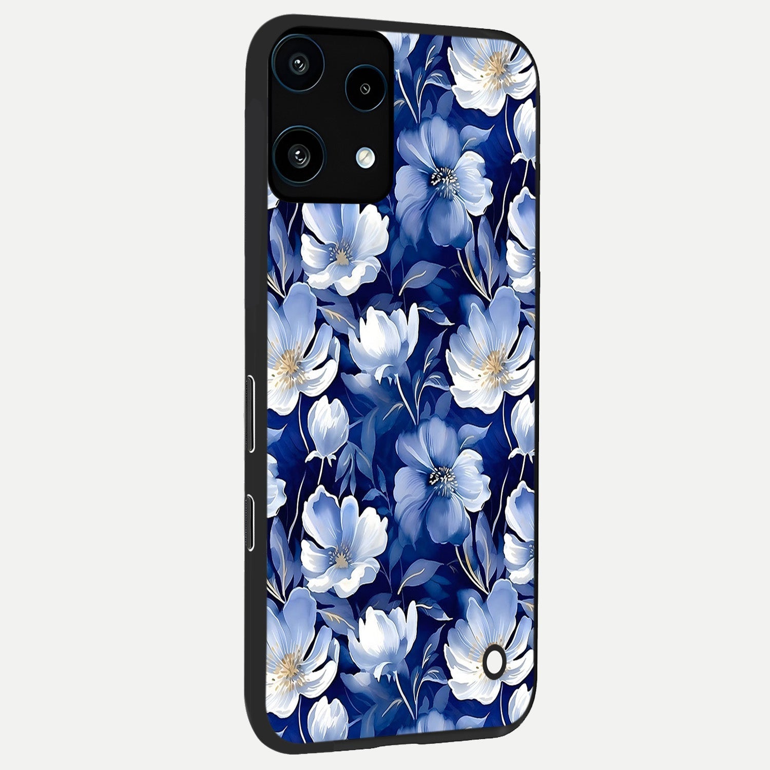  Cute Floral Patterns back cover For Nothing Phone 3A Lite slim fit glass case with vibrant aesthetic design