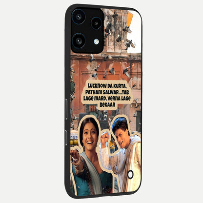  Desi Retro Vibes back cover For Nothing Phone 3A Lite slim fit glass case with vibrant aesthetic design