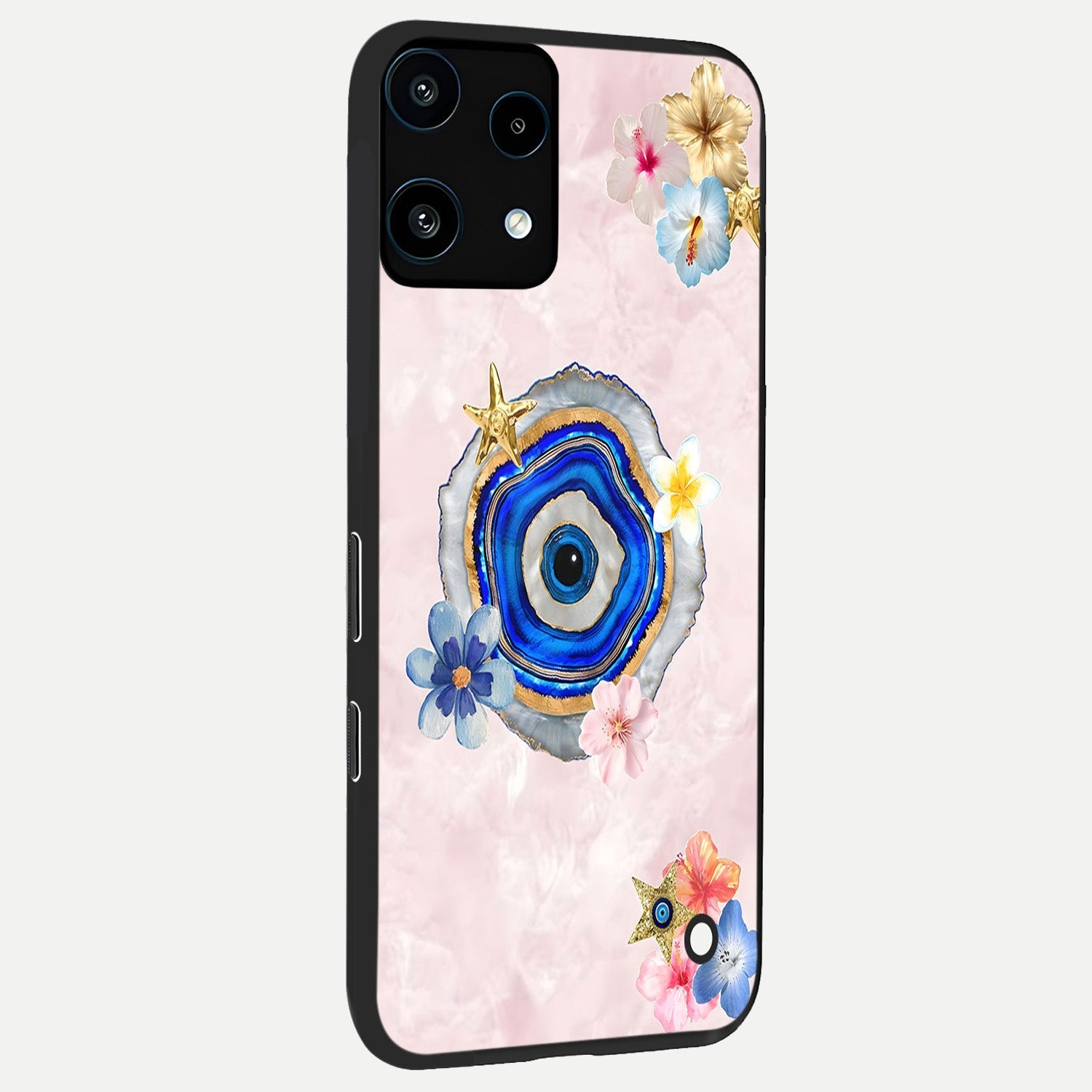  Divine Aura Bloom back cover For Nothing Phone 3A Lite slim fit glass case with vibrant aesthetic design