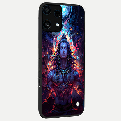  Divine Fire Shiv back cover For Nothing Phone 3A Lite slim fit glass case with vibrant aesthetic design