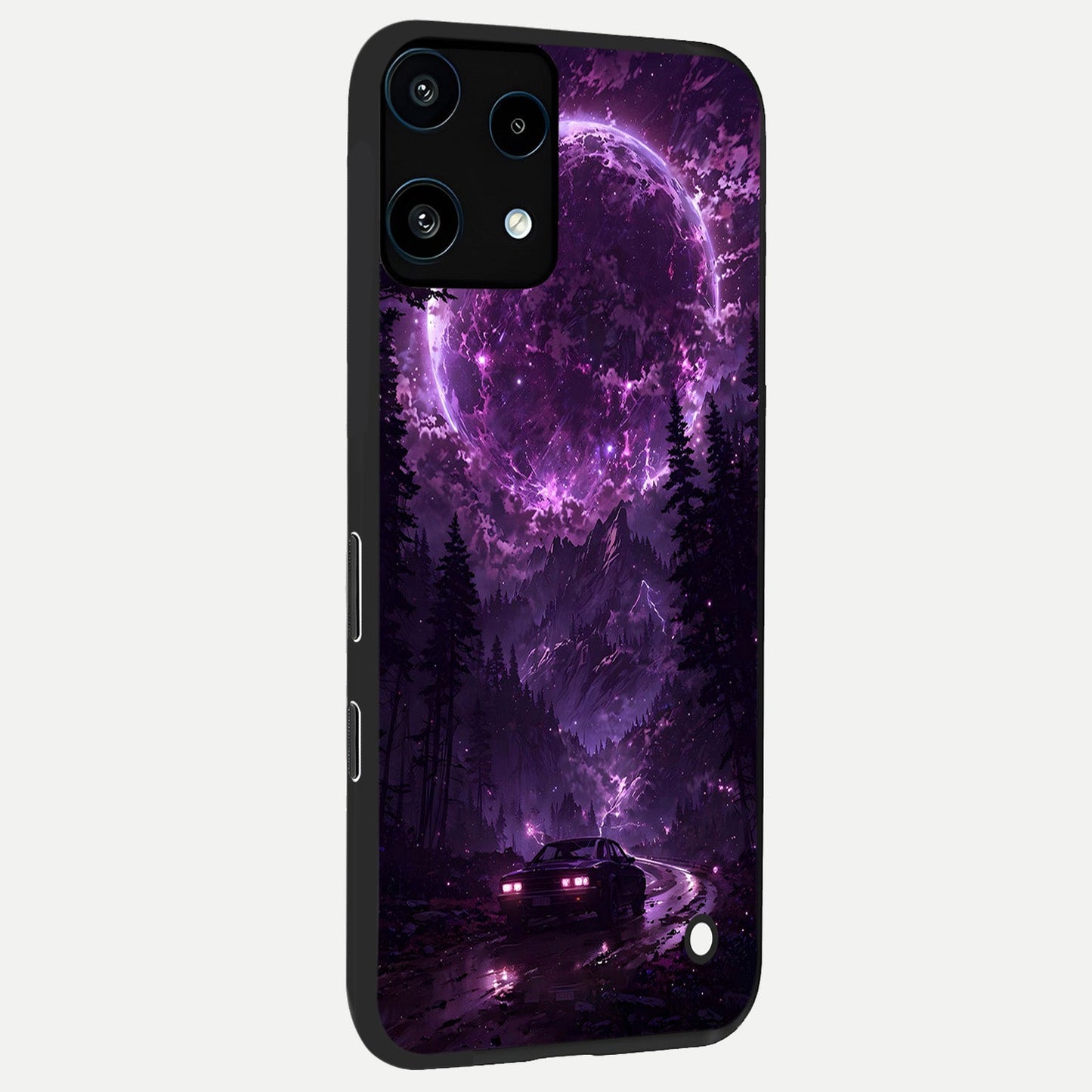  Eternal Cosmic Drive back cover For Nothing Phone 3A Lite slim fit glass case with vibrant aesthetic design