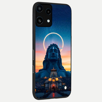  Eternal Shiva Aura back cover For Nothing Phone 3A Lite slim fit glass case with vibrant aesthetic design