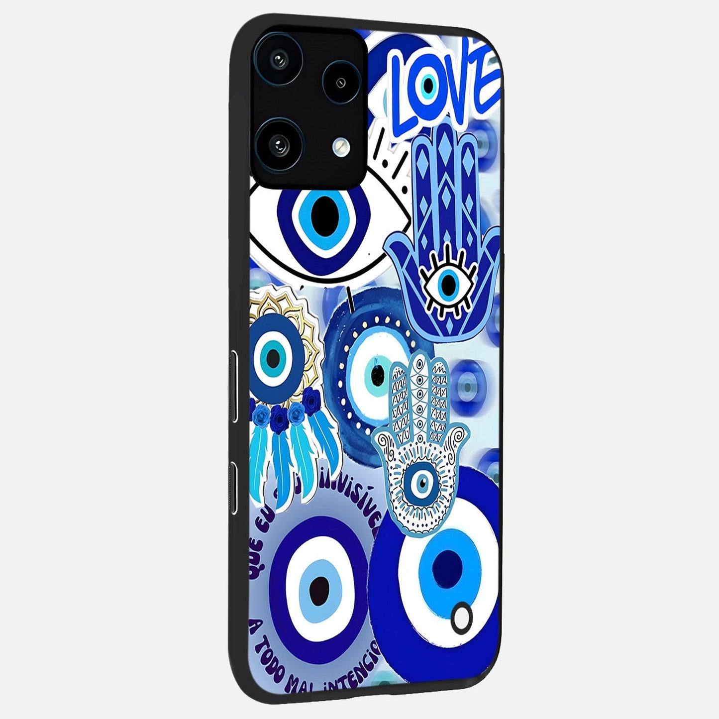  Evil Eyes Dream back cover For Nothing Phone 3A Lite slim fit glass case with vibrant aesthetic design