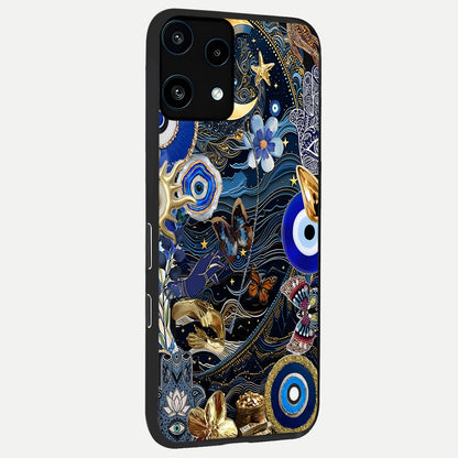  Golden Moon Magic back cover For Nothing Phone 3A Lite slim fit glass case with vibrant aesthetic design