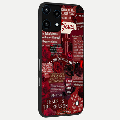  Jesus Love Heals back cover For Nothing Phone 3A Lite slim fit glass case with vibrant aesthetic design