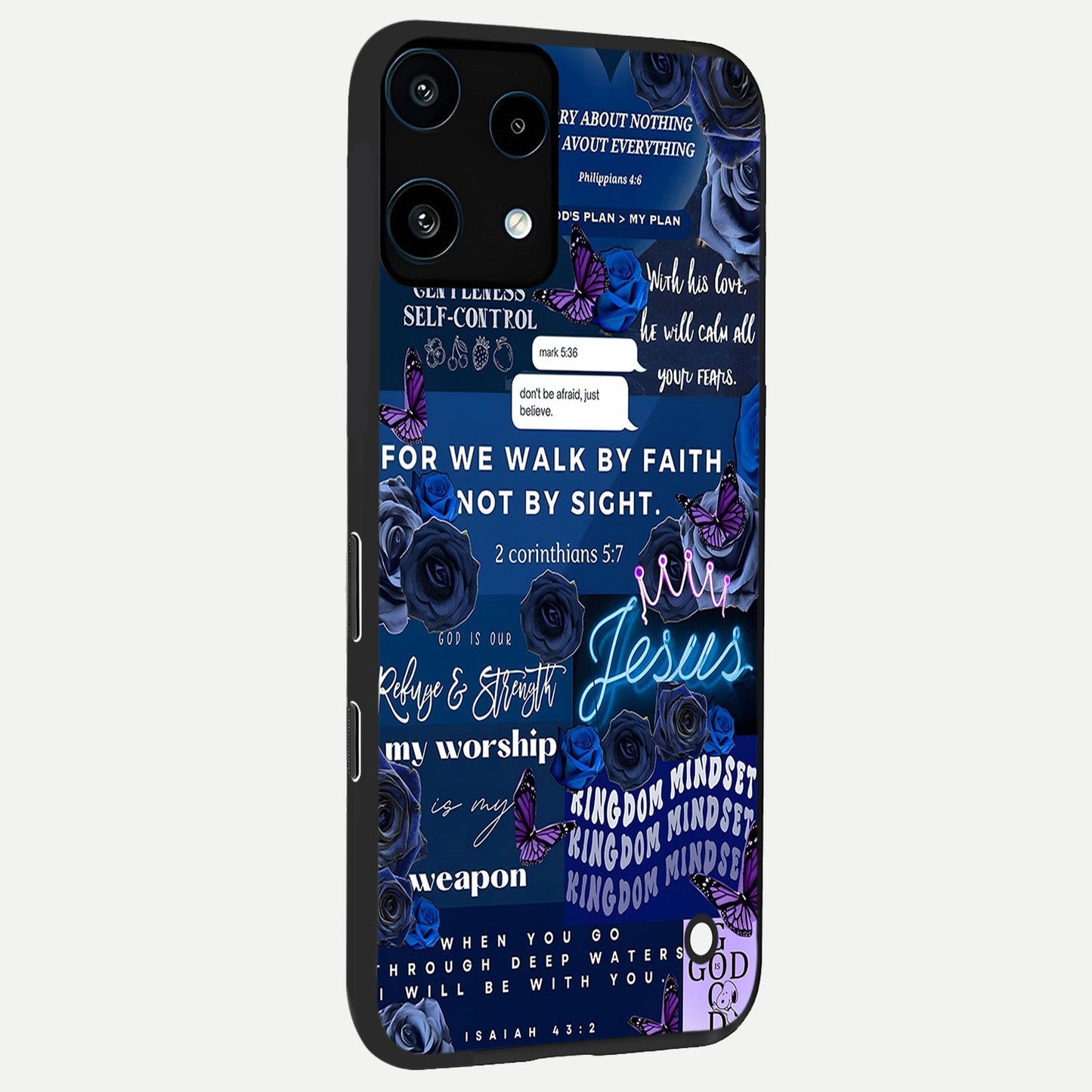  Kingdom Faith Glow back cover For Nothing Phone 3A Lite slim fit glass case with vibrant aesthetic design