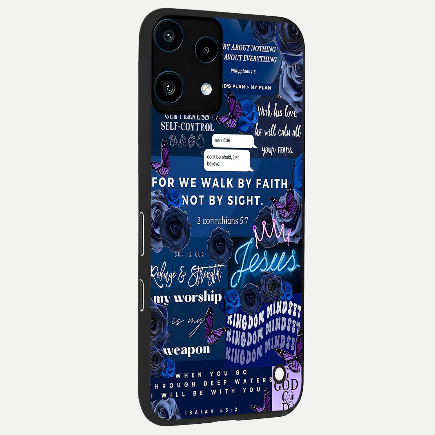  Kingdom Faith Glow back cover For Nothing Phone 3A Lite slim fit glass case with vibrant aesthetic design