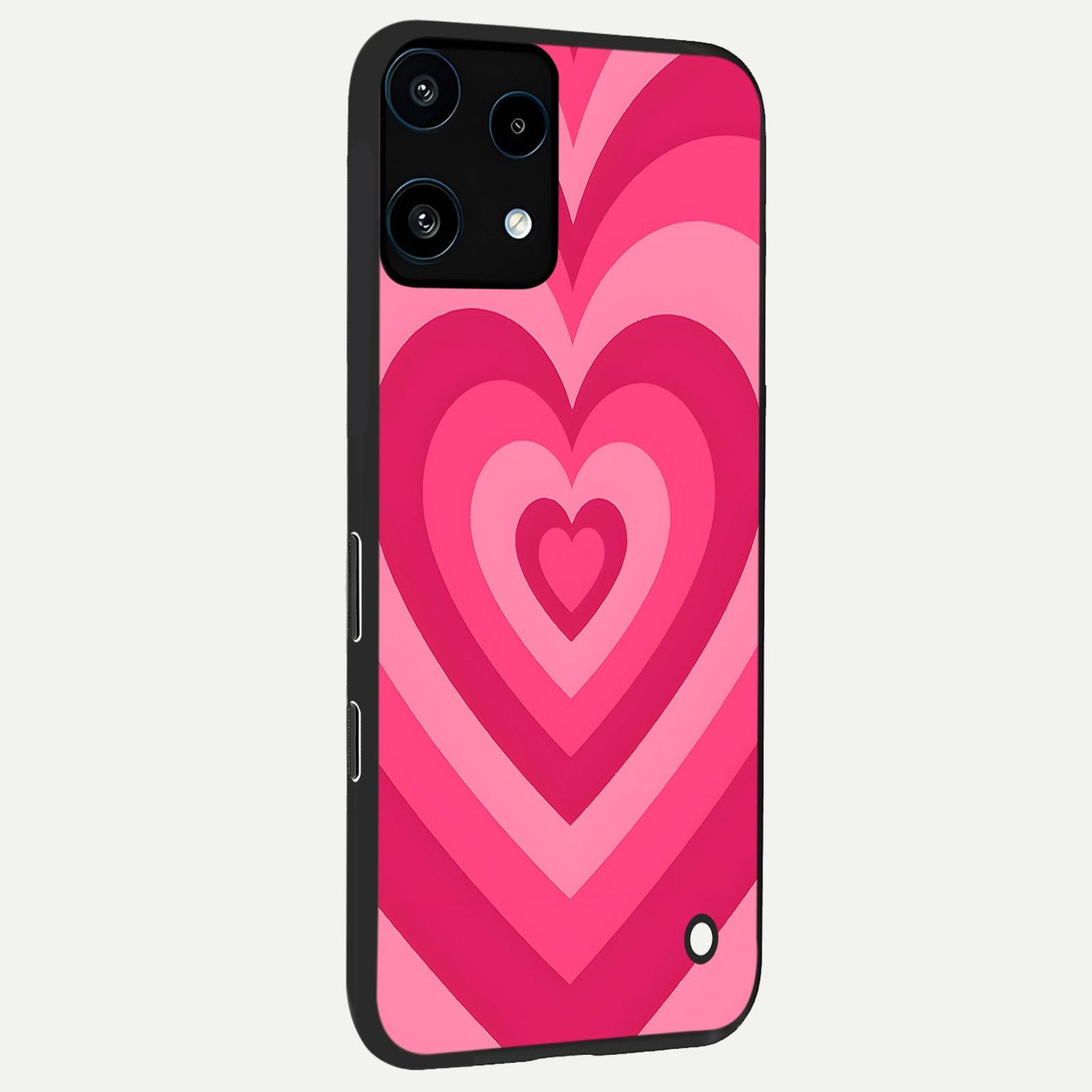  Layered Love Hearts back cover For Nothing Phone 3A Lite slim fit glass case with vibrant aesthetic design
