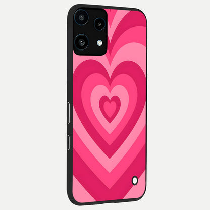  Layered Love Hearts back cover For Nothing Phone 3A Lite slim fit glass case with vibrant aesthetic design