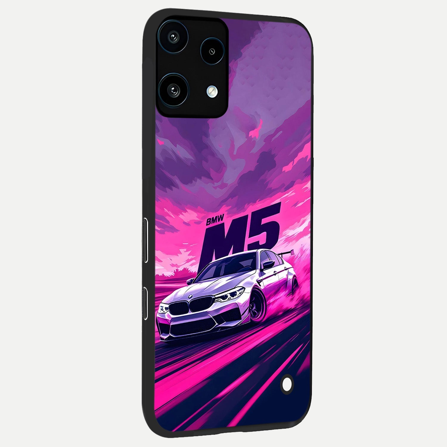  MS Neon Car back cover For Nothing Phone 3A Lite slim fit glass case with vibrant aesthetic design