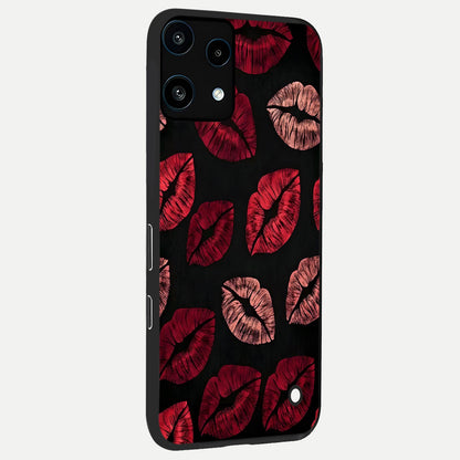  Midnight Kiss Love back cover For Nothing Phone 3A Lite slim fit glass case with vibrant aesthetic design