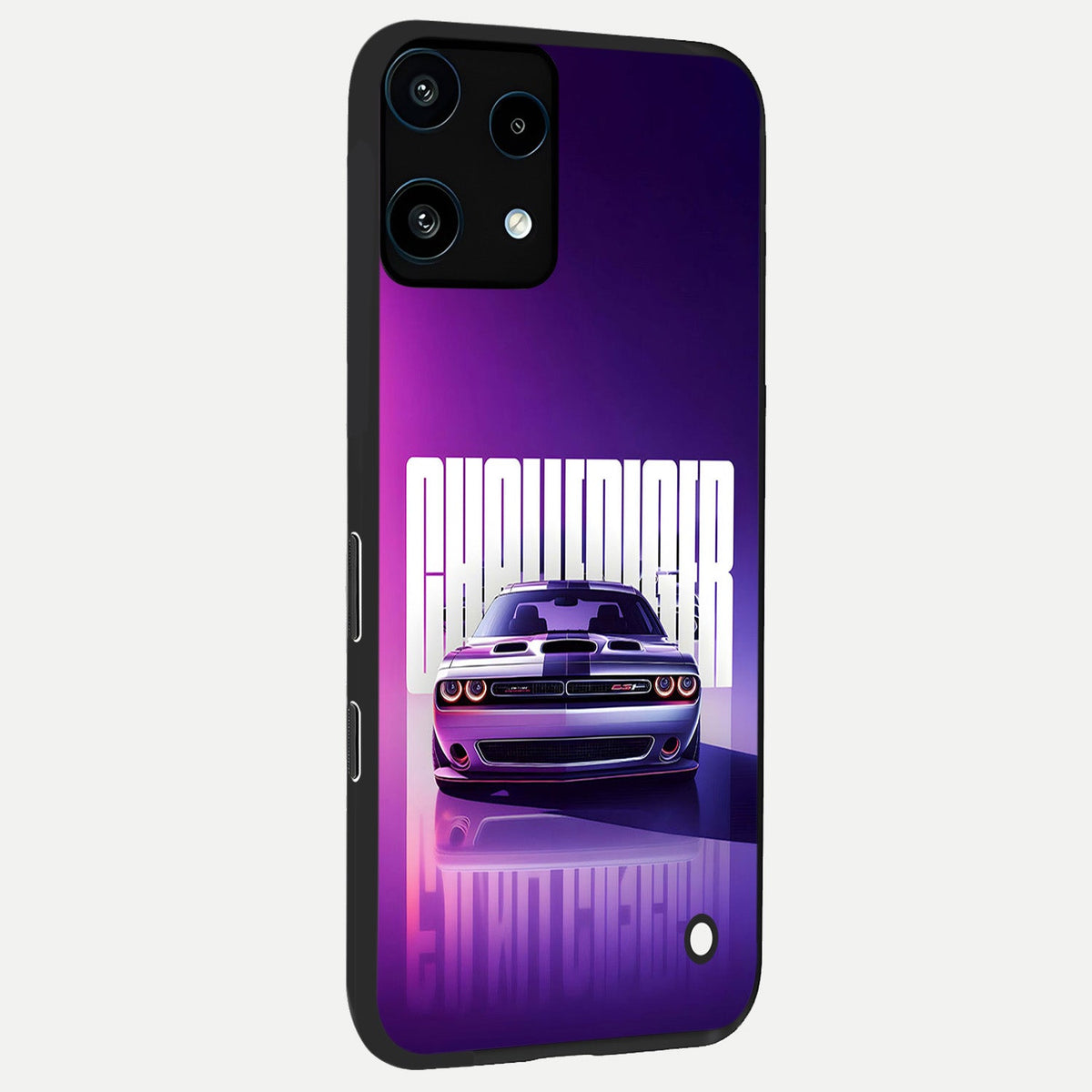  Midnight Muscle Ride back cover For Nothing Phone 3A Lite slim fit glass case with vibrant aesthetic design