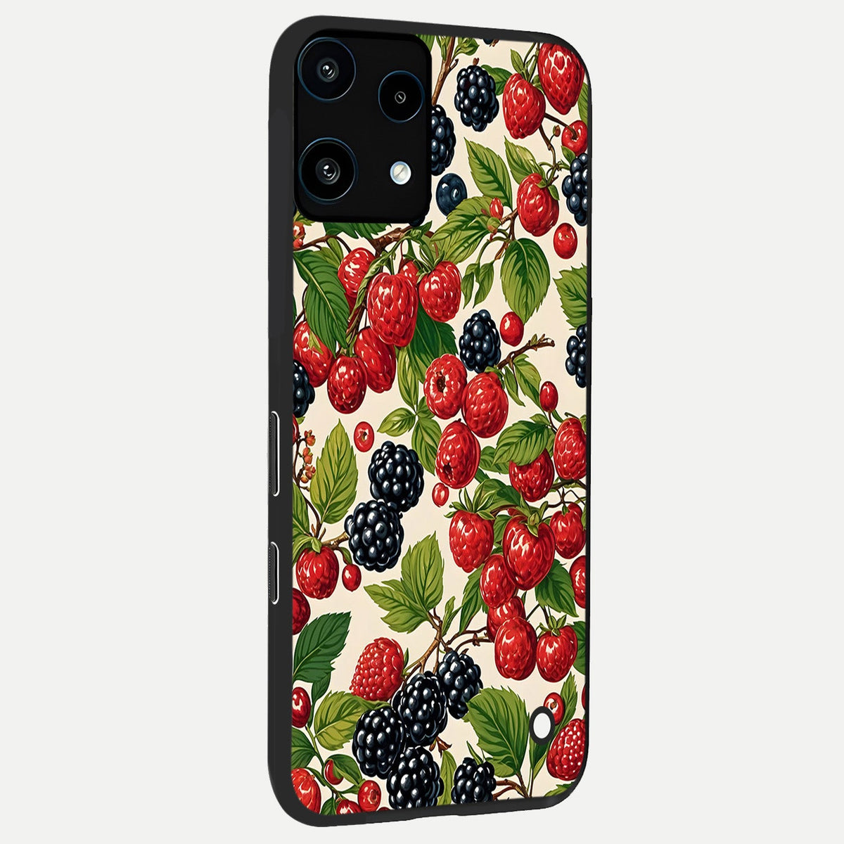  Mixed Berry Collage back cover For Nothing Phone 3A Lite slim fit glass case with vibrant aesthetic design