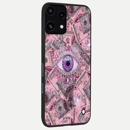  Money Eye Luxe back cover For Nothing Phone 3A Lite slim fit glass case with vibrant aesthetic design