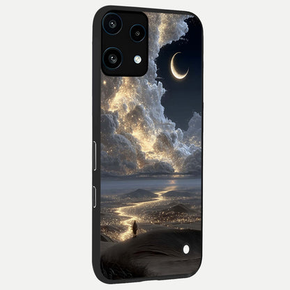  Moonlight Spark Path back cover For Nothing Phone 3A Lite slim fit glass case with vibrant aesthetic design