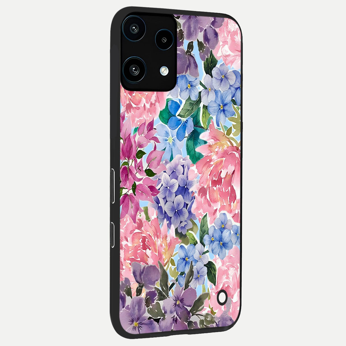  Pastel Floral Mix back cover For Nothing Phone 3A Lite slim fit glass case with vibrant aesthetic design