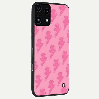  Pink Moo Magic back cover For Nothing Phone 3A Lite slim fit glass case with vibrant aesthetic design