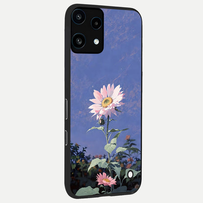  Pink Shells Outline back cover For Nothing Phone 3A Lite slim fit glass case with vibrant aesthetic design