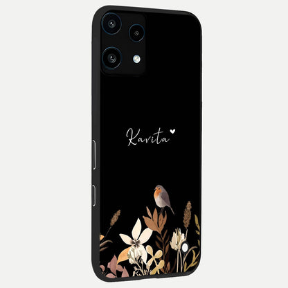  Quiet Garden Tune Custom Name back cover For Nothing Phone 3A Lite slim fit glass case with vibrant aesthetic design