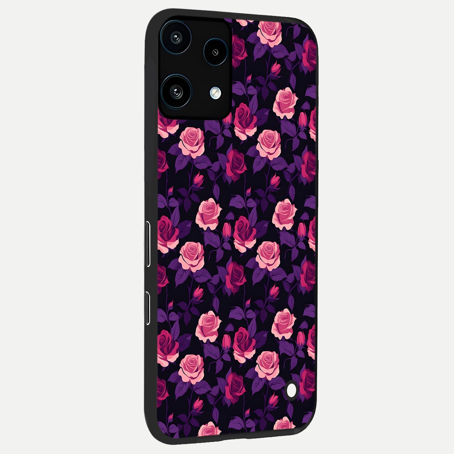  Rose Garden Twilight back cover For Nothing Phone 3A Lite slim fit glass case with vibrant aesthetic design