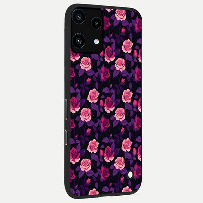 Rose Garden Twilight back cover For Nothing Phone 3A Lite slim fit glass case with vibrant aesthetic design