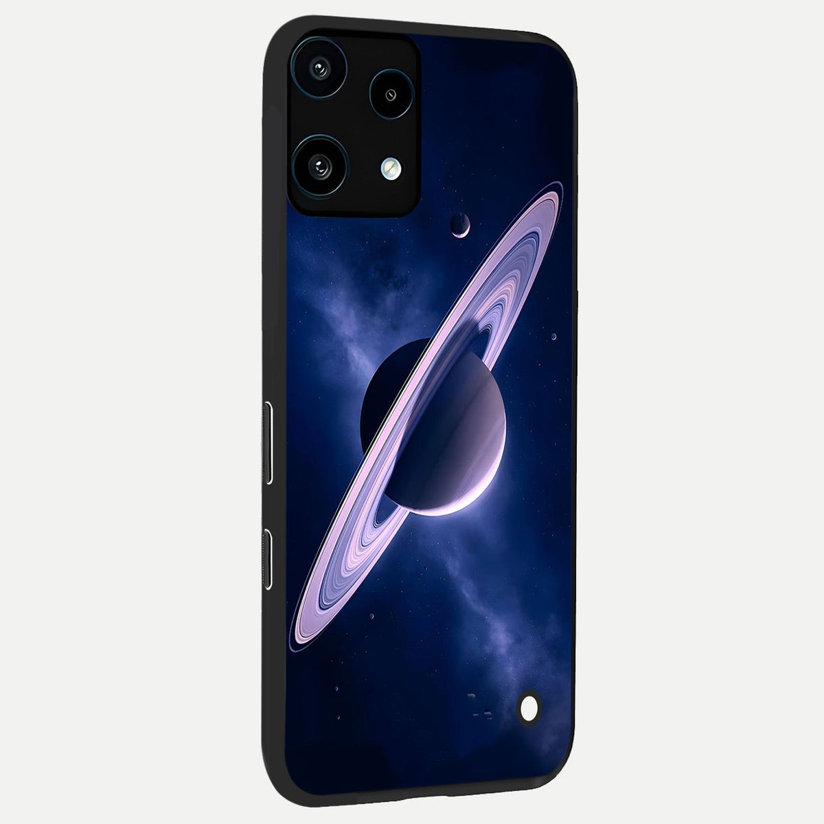  Saturn Ring Mystique back cover For Nothing Phone 3A Lite slim fit glass case with vibrant aesthetic design