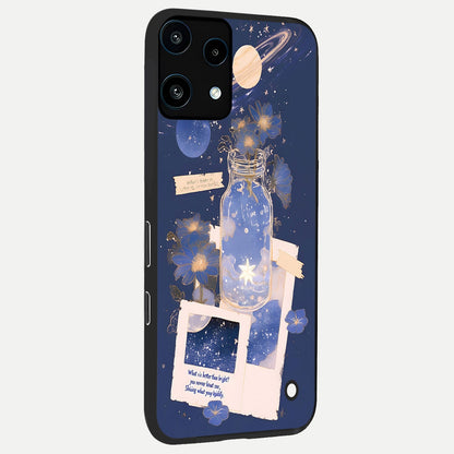  Starlit Cosmic Jar back cover For Nothing Phone 3A Lite slim fit glass case with vibrant aesthetic design