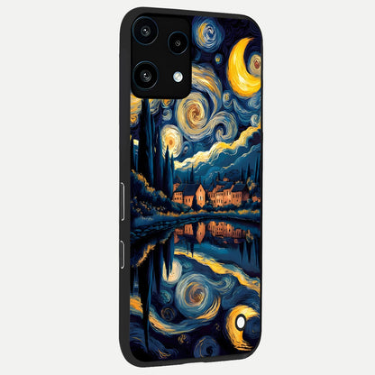  Starry Sky Serenity back cover For Nothing Phone 3A Lite slim fit glass case with vibrant aesthetic design