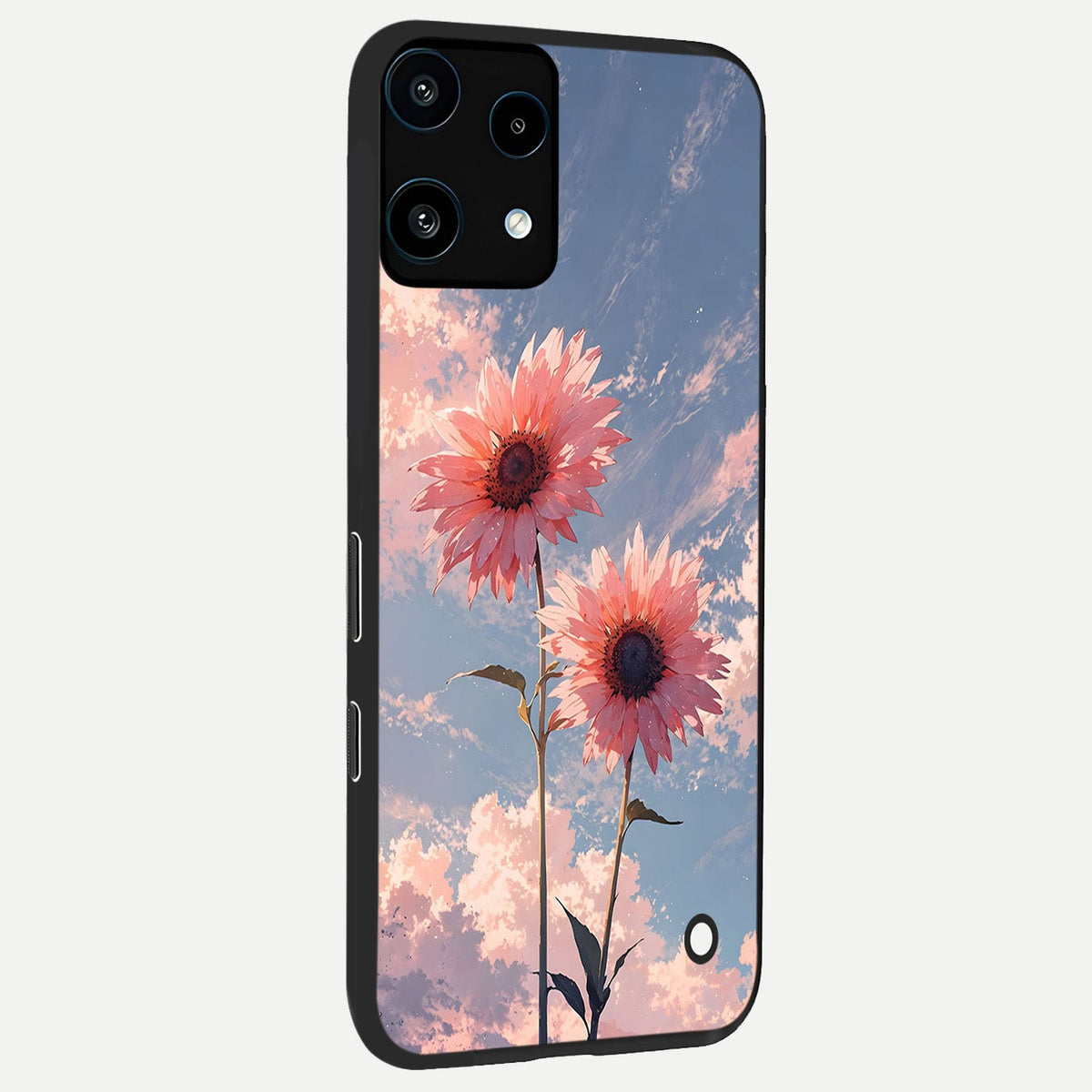  Sun Moon Balance back cover For Nothing Phone 3A Lite slim fit glass case with vibrant aesthetic design