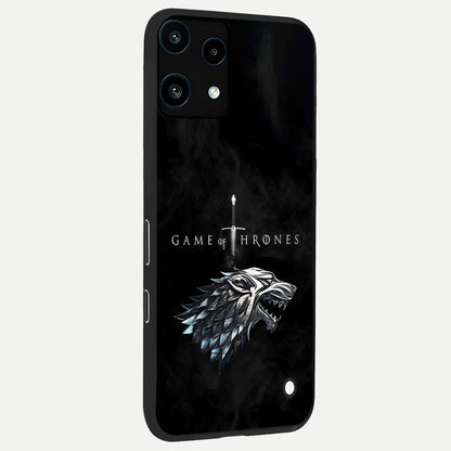 Throne Wolf Legacy back cover For Nothing Phone 3A Lite slim fit glass case with vibrant aesthetic design