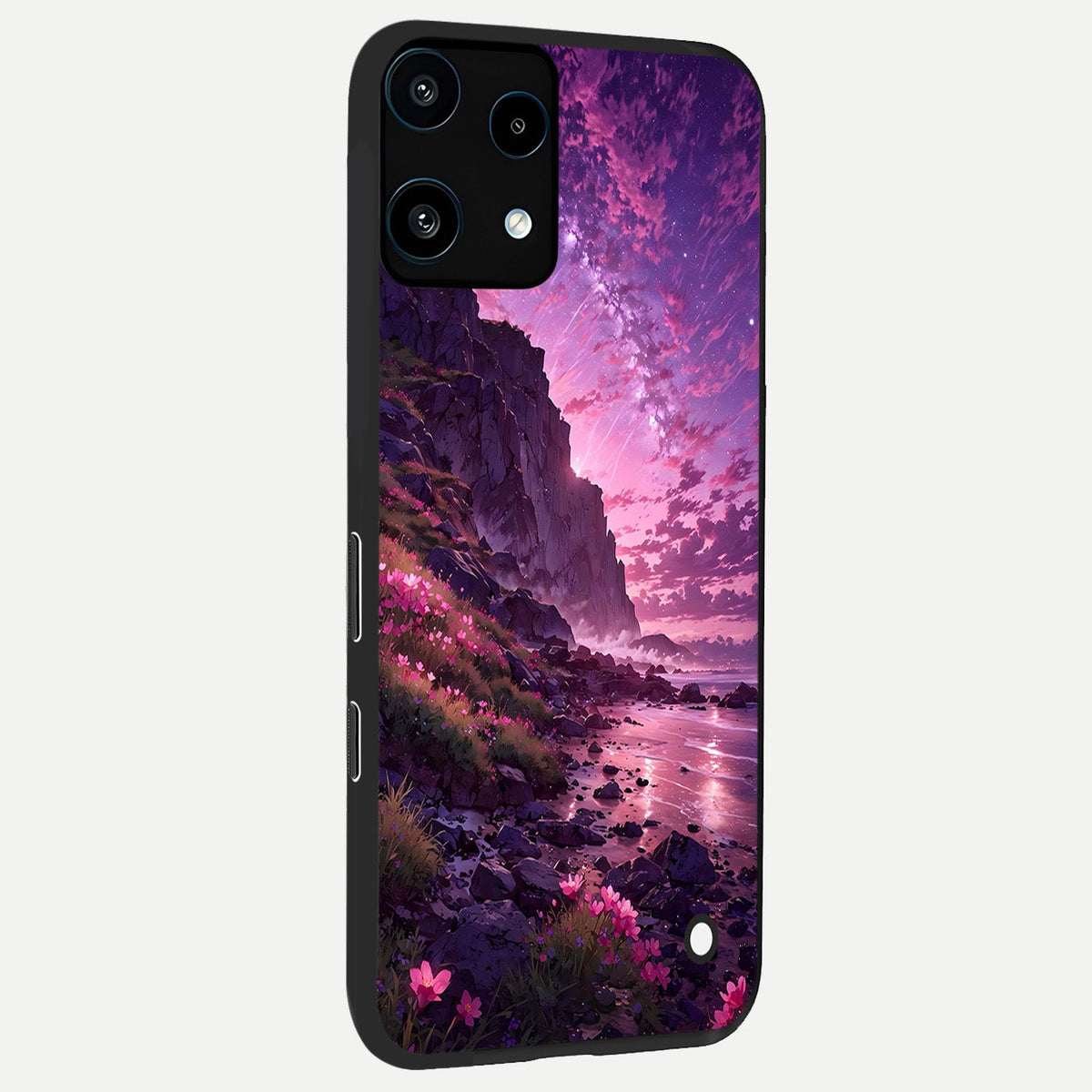  Twilight Blossom Coast back cover For Nothing Phone 3A Lite slim fit glass case with vibrant aesthetic design