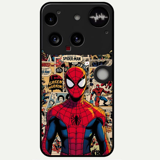  Aesthetic Spider Glass Case For Nothing Phone 3 back cover – full design glossy printed glass finish
