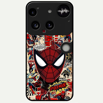  Aesthetic Wonder Spider Glass Case For Nothing Phone 3 back cover – full design glossy printed glass finish