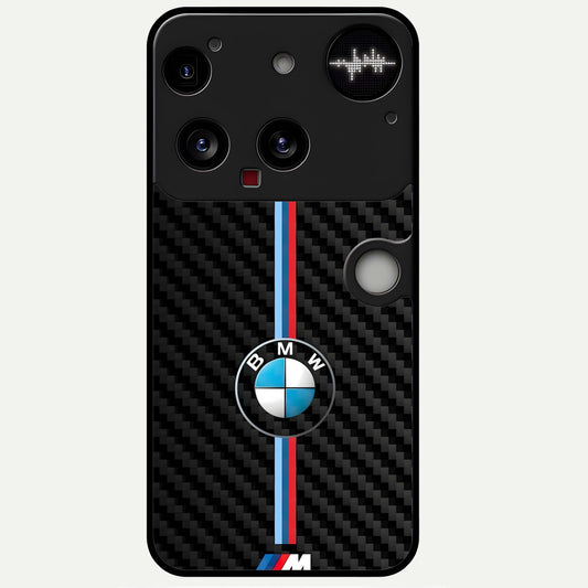  BMW Pattern Glass Case For Nothing Phone 3 back cover – full design glossy printed glass finish