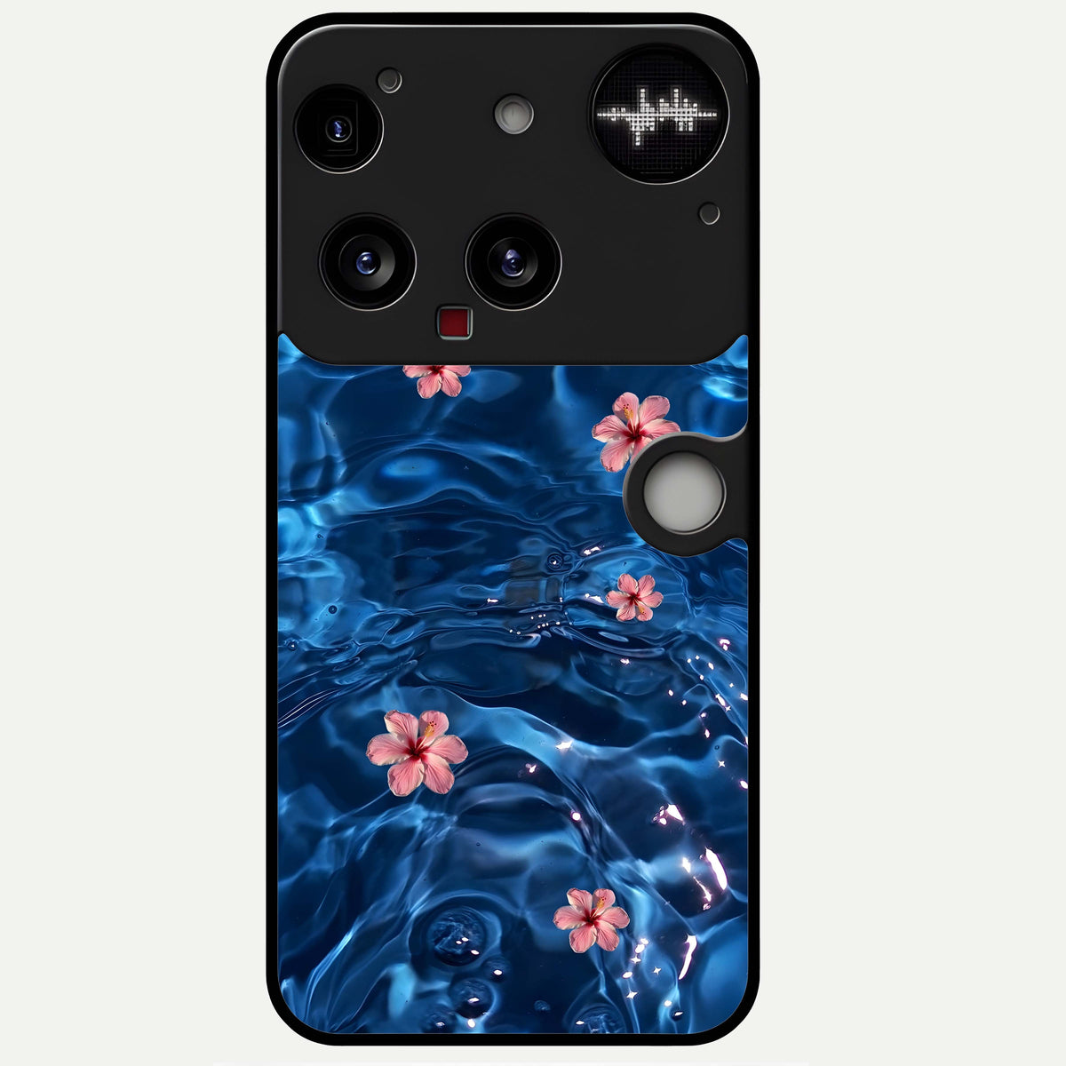 Bloom Thread Art Glass Case For Nothing Phone 3 back cover – full design glossy printed glass finish