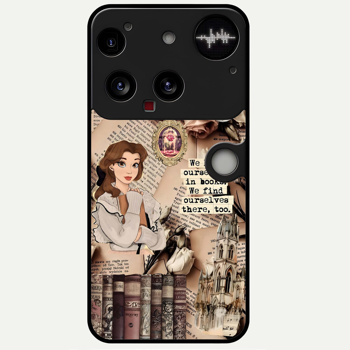  Bookish Dream World Glass Case For Nothing Phone 3 back cover – full design glossy printed glass finish