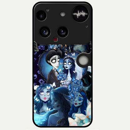  Butterfly Ghost Soul Glass Case For Nothing Phone 3 back cover – full design glossy printed glass finish