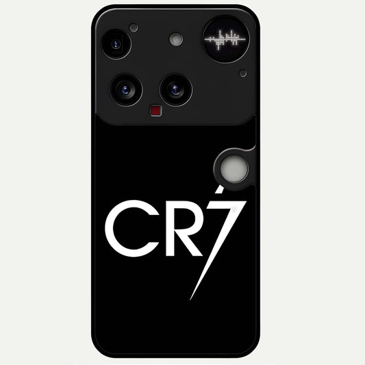  CR7 Elite Strike Glass Case For Nothing Phone 3 back cover – full design glossy printed glass finish