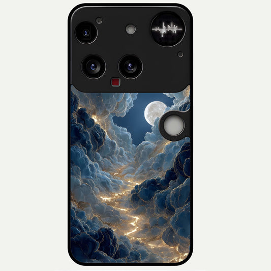  Celestial Cloud Road Glass Case For Nothing Phone 3 back cover – full design glossy printed glass finish